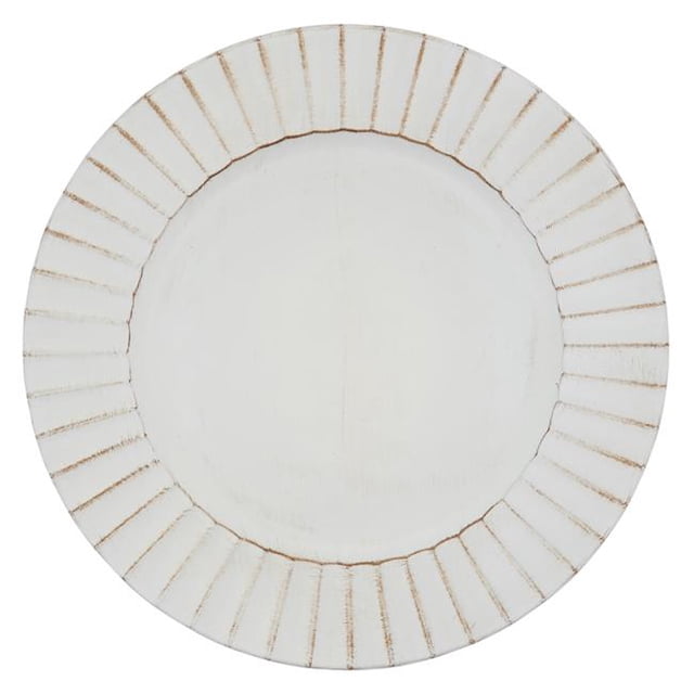 Saro Lifestyle Assiettes de Chargeur à Volants - Ensemble de 4