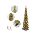 thumbnail image 2 of UsTZtai under $5! Foldable Christmas Tree with Lights, Festival Atmosphere Party Decoration, Pre-Lit Holiday Tree for Home, 2 of 6