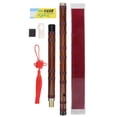 thumbnail image 2 of Bamboo Flute, Wooden Flute Traditional Bitter Bamboo Flute Chinese Bitter Bamboo Flute Mirror-Polished  For Performance For Grade Examination For Beginners, 2 of 8