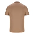 thumbnail image 2 of Besolor T-Shirt à Manches Courtes pour Homme, Col Ras du Cou Classique à Col Boutonné, Chandail Décontracté d'Été, T-Shirt Basique, 2 of 6