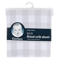 thumbnail image 3 of Gerber Childrenswear Knit Crib Sheet for infants Celestial Checker pattern., 3 of 3