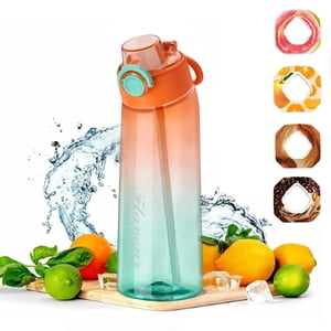 Air Up Water Bottle Water Bottle With 4 Pods, 900ML Fruit Water Bottle, 0% Sugar Water Cup, Sports Water Cup Water Bottle