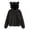 Black, variant on VINUSLI Teen Oversized Hoodies Double Fleece Pullover Solid Fall Hoodie with Cute Ear And Pocket Warm Long Sleeve Sweatshirt Blue,6-7 years