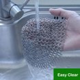 thumbnail image 4 of Cast Iron Cleaner Chain Mail Scrubber,Premium 316 Stainless Steel Chainmail Scrubber, 4 of 4