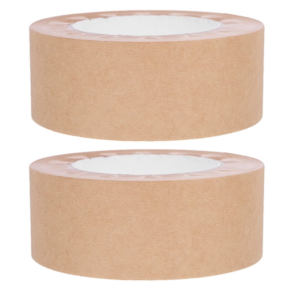 MOVTOTOP Light Brown Paper Tape for DIY Crafts with Reliable Fixation and Artwork Protection 2 Rolls