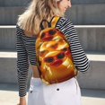 thumbnail image 5 of Vsdgher Sunglasses Yellow Duck Print Canvas Backpack Travel Rucksack Unisex Knapsack 15.7/17.7Inch Laptop Backpack for Work,College-Medium, 5 of 5