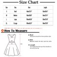 thumbnail image 3 of Ovzne Robes pour Femmes Robe pour Femme Mode Femmes Ample Col en V Été Uni Manches Courtes Robe en Coton et Lin Robe Grande Taille Manches Courtes Liquidation, 3 of 7