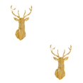 thumbnail image 4 of Ruiboury Personalize Home Style With 3D Mirror Wall Stickers Unique Look Living Space Personalized Home Style gold S 2Set, 4 of 6