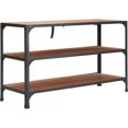 thumbnail image 3 of Serta Overland Media Shelf Wood and Black Metal, 3 of 12