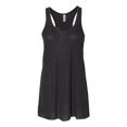 thumbnail image 1 of Bella Ladies Flowy Racerback Tank, L, Black Heather, 1 of 3