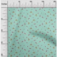 thumbnail image 1 of oneOone Cotton Poplin Fabric Leaves & Flower Floral Decor Fabric Printed BTY 56 Inch Wide, 1 of 4