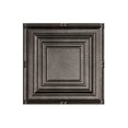 thumbnail image 1 of Fasade 12" x 12" Ceiling Tile Sample- Smoked Pewter, Portrait Design, 1 of 3