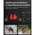 thumbnail image 3 of SUUNTO Wing Casque à Conduction Osseuse, Casque Sport Sans Fil Bluetooth avec Contrôle de Mouvement de la Tête, Micro HD Intégré, Résistant à la Transpiration IP67, Lumières de Sécurité, 10H d'Autonomie et 20H avec Support de Charge, Rouge, 3 of 5