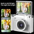 thumbnail image 4 of DZCPSCZG Student Digital Camera 2.4 Inch Flip Screen Autofocus 1080P High Definition Selfie Beauty Camera, 4 of 6