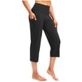 thumbnail image 1 of Simua Capris pour Femmes, Extérieur, Sport, Pantalon de Survêtement Doux avec Poches, 1 of 9