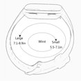 thumbnail image 4 of Replacement Bands Compatible with Fitbit Versa/Versa 2 / Versa Lite Silicone Adjustable Classic Accessory Wristband Fitness Straps for Women Men Small and Large, 4 of 5