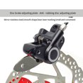 thumbnail image 3 of Brake Pad Stainless Steel Metal Structure Handy Installation Compact Size Wear-resistance Cycling Part Braking Gasket Disc Plate Classic/No Mark, 3 of 9