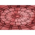 thumbnail image 1 of Ahgly Tapis Rectangulaire Lavable en Machine Intérieur Rouge Safran, 4 Pieds x 6 Pieds, 1 of 7