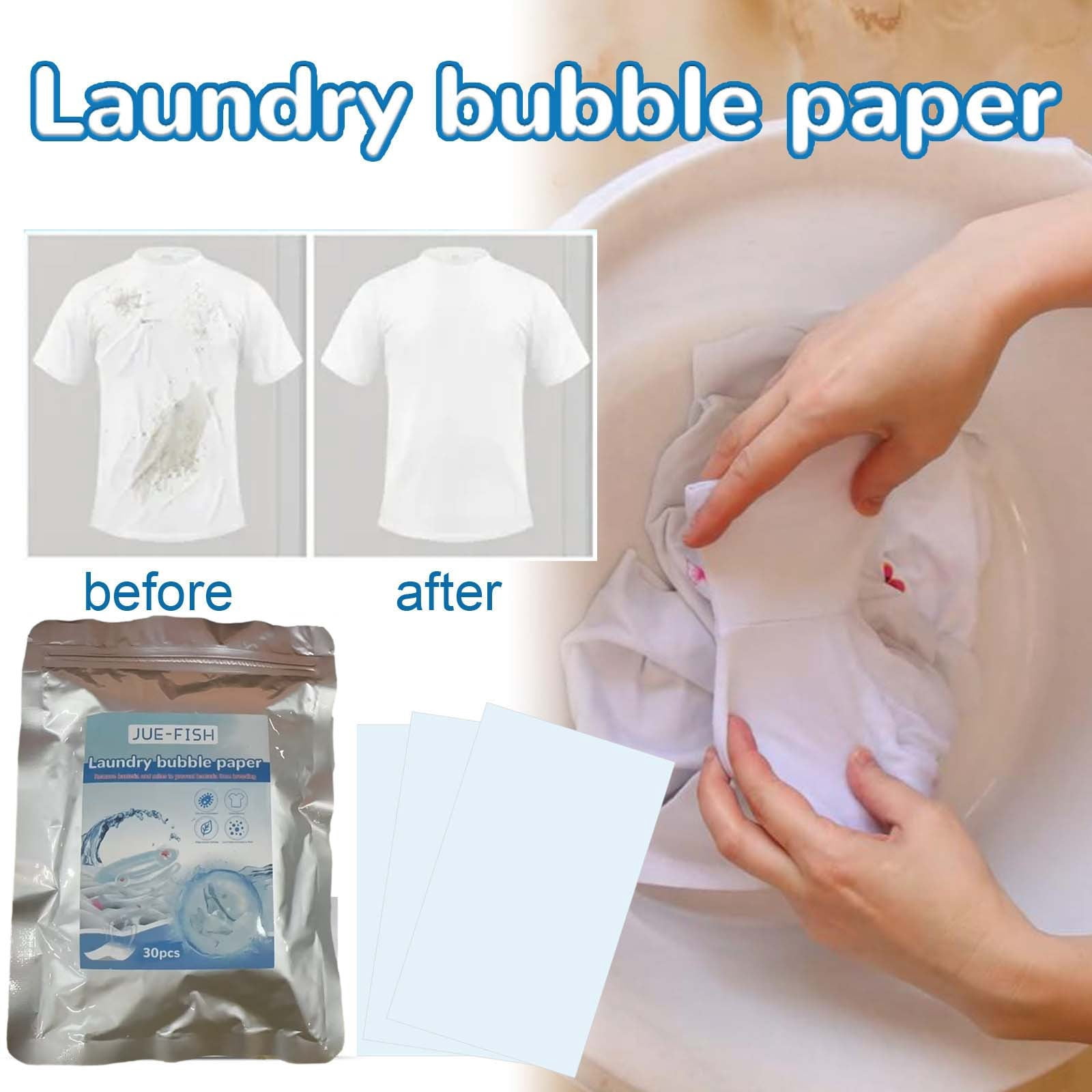 Mlkoz Household Cleaners Clearance, Laundry Detergent Super Soap Sheet Laundry Foam Paper Cleaner Tool, Women Gifts