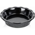 thumbnail image 1 of Ceramic Pie Pan Round Fluted and Deep Pie Dish for Tart Pizza Quiche Pot Pies Cake Reactive Glaze (), 1 of 7