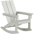 thumbnail image 3 of Palms Modern Adirondack Plastic Outdoor Rocking Chairs (Set of 4), 3 of 8