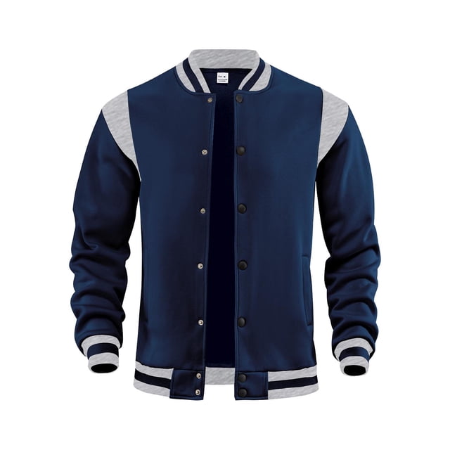 Cardigan Décontracté à Fermeture Éclair pour Homme avec Col Montant et Manches Longues