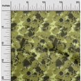 thumbnail image 2 of oneOone Polyester Spandex Dark Olive Green Fabric Florals Sewing Craft Projects Fabric Prints By Yard 56 Inch Wide, 2 of 4