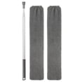 thumbnail image 1 of Product Classification Cleaning Brush 2 Retractable Microfiber Long Flat Duster with Extendable Pole and Cloth Cover for Sofa Bed Furniture Bottom Ceiling Fan Blinds and Replacement Cloth, 1 of 5