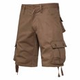 thumbnail image 1 of Styesk Mens Shorts Men's Pockets Cargo Pants Casual Button Classic Summer Short With Multi Pockets, 1 of 7
