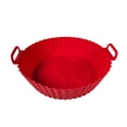 thumbnail image 1 of ABPWLY Reusable Air Fryer Basket Liner Parchment Paper Replacement 7.5 Inch Non Stick Silicone Mat for Easy Cleaning, 1 of 5