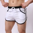 thumbnail image 2 of Men's Athletic Shorts Summer Drawstring Quick Dry Lightweight Running Workout Gym Beach Lounge Shorts with Pockets, 2 of 7