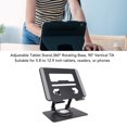 thumbnail image 3 of Support pour Tablette, Support de Tablette Ajustable, Support de Bureau Pliable pour Liseuse Électronique de Tablettes de 5,8 à 12,9 Po, avec Base Rotative à 360, 3 of 7