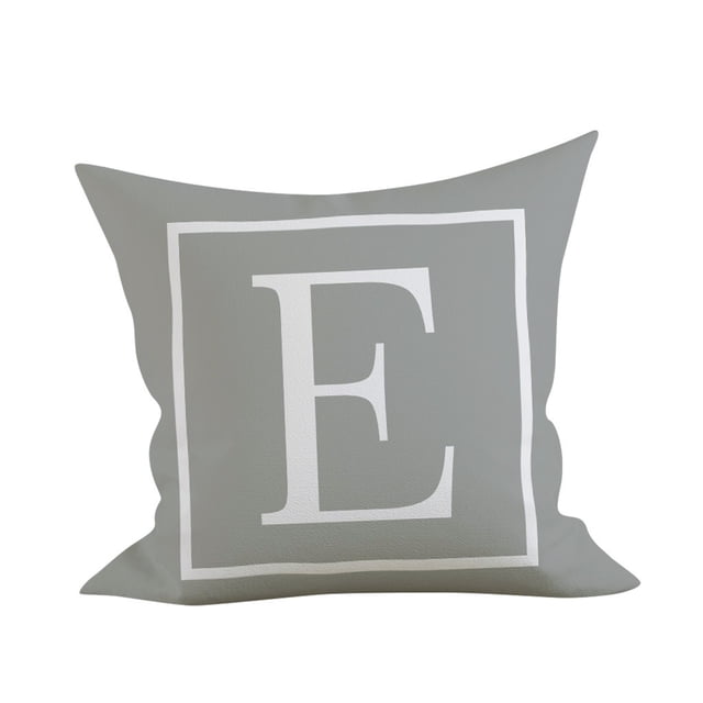 RKSTN Coussin 45x45 cm Décoration de Chambre d'Enfant Coussin Alphabet Anglais Décorations de Noël