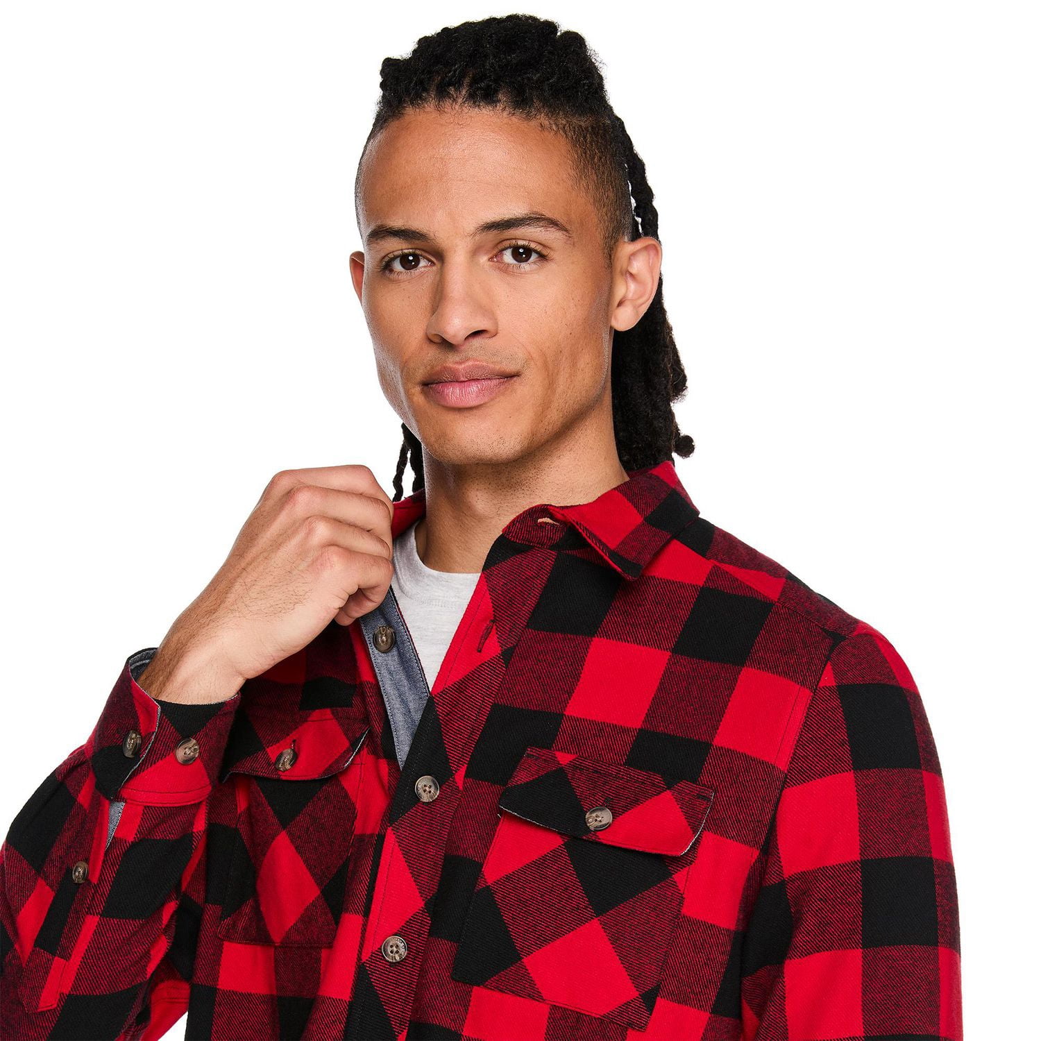 Chemise en flanelle Canadiana collection non genrée pour adultes