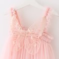 thumbnail image 4 of LSLJS Robe Fille Bébé Tout-Petits Tulle Robe en Dentelle Tutu Enfants Robe de Fête Demoiselle d'Honneur Mariage Vacances Anniversaire Robes, 4 of 7