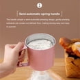 thumbnail image 3 of Stainless Steel Flour Sifter for Baking - Double-Layer Fine Mesh Sieve with One-Handed Crank, Durable Kitchen Baking Tool, 3 of 9