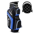 thumbnail image 1 of Costway Lightweight Golf Cart Bag with 14 Way Top Dividers 9 Pockets Rain Hood Cooler Bag, 1 of 10