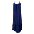 thumbnail image 4 of Gspmoly Robe pour Femme, Robe Maxi d'Été Décontractée Boho Sans Manches à Bretelles Spaghetti, Smockée, à Volants, Longue, de Plage, Soleil, Robes de Soirée pour Femmes, Cadeaux de Vacances, 4 of 4