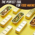 thumbnail image 3 of Aluminum Foil Lunch Box, Disposable Aluminum Foil Tin Box Aluminum with Lid Rectangular Tin Packing Box 200Ml Aluminum Loaf Baking Pans for Cooking Baking Meal Prep Take Out Etc, Limited Time Offer!, 3 of 8
