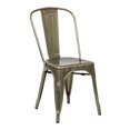 thumbnail image 1 of OSP Designs Bristow Gunmetal Metal Dining Chair, 1 of 3