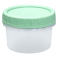 thumbnail image 2 of XIPYYKM 1 Pack-4 OZ Freezer Storage Container, Small Plastic Container with Twist Top Lid, Round Food Storage Container, Reusable Soup Container Microwave/Dishwasher Safe, 2 of 9