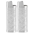 thumbnail image 2 of Lighter Case Cover Vintage Floral Stamped Zinc Alloy Shell for Lighter Protection, 2 of 7