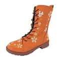 thumbnail image 1 of Kcodviy Bottes Longues pour Femmes à Semelle Crantée, Bottes à Plateforme, Chaussures, Talons Décontractés pour Femmes, Bottines et Bottes pour Femmes, Bottes Antidérapantes pour Femmes, 1 of 3