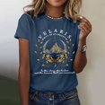 thumbnail image 2 of WEAIXIMIUNG T-Shirts Drôles Humour Adulte T-Shirt d'Été Décontracté pour Femme Imprimé à Manches Courtes Col Rond, 2 of 4
