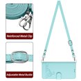 thumbnail image 3 of iPhone 12 Mini Case ,Cat PU Leather Crossbody Lanyard Strap RFID Magnetic Wallet Compatible with iPhone 12 Mini Cover, 3 of 5