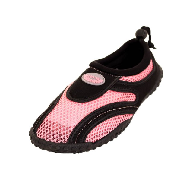 Women's Drawstring Aqua Sock Adjustable Water Shoe Beach Slip On