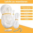 thumbnail image 3 of GFDYREE Filets de Sécurité pour Chat, Maille pour Animal en Nylon Transparent, Filet pour Plantes de Jardin, Filet de Sécurité pour Balcon, Filet pour Clôture Antichute pour Chat, Filet de Protection de Sécurité à Mailles Carrées pour Balcon, Fenêtre, Jardin, St, 3 of 7