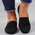 thumbnail image 2 of HBFAGFB Chaussures Décontractées pour Femmes Confortables et Simples à Semelle Plate à Enfiler Femmes Noir Taille 38, 2 of 8