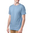 thumbnail image 3 of Hanes T-Shirts à Col Rond ComfortSoft pour Hommes, Lot de 4, 3TG, Bleu Pâle, 3 of 7