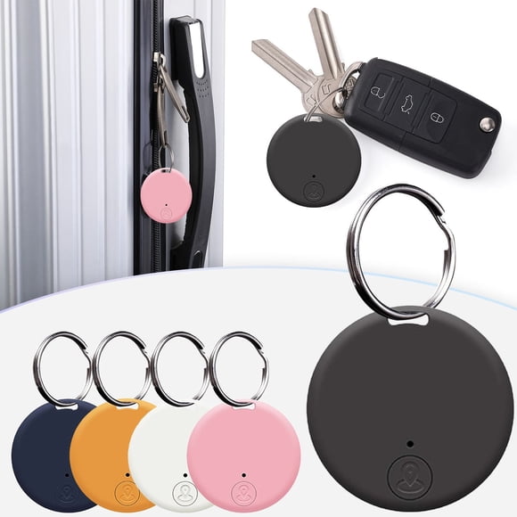 Jinswick 3 Pcs Portable Smart GPS Tracking, Mini Anti-Lost Bluetooth Tag Item Tracker for Kids Phone Car Wallet Luggage Pet, Key Item Finder Locator, for iOS/Android,